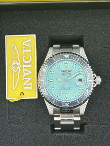 NIB Invicta Pro Diver 48726 Watch 37.5mm Steel  Blue Dial 200M -HOT COLOR