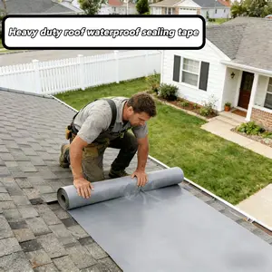 FuBon RUNTIAN Heavy-Duty Roof Seam & Corrugated Sheet Tape, 11.8in x 5.5yd Tool-Free Repair Solution, UV-Resistant, Windproof, Waterproof, High Temperature Resistant, for Waterproofing Roofing Tiles