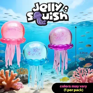 NeeDoh Nice Cube - Jelly Squish -Dumplings Schylling Viral Sensory Squishy Cube Toy for Stress and Anxiety Relief, Emotional Relaxation & Focus Toy