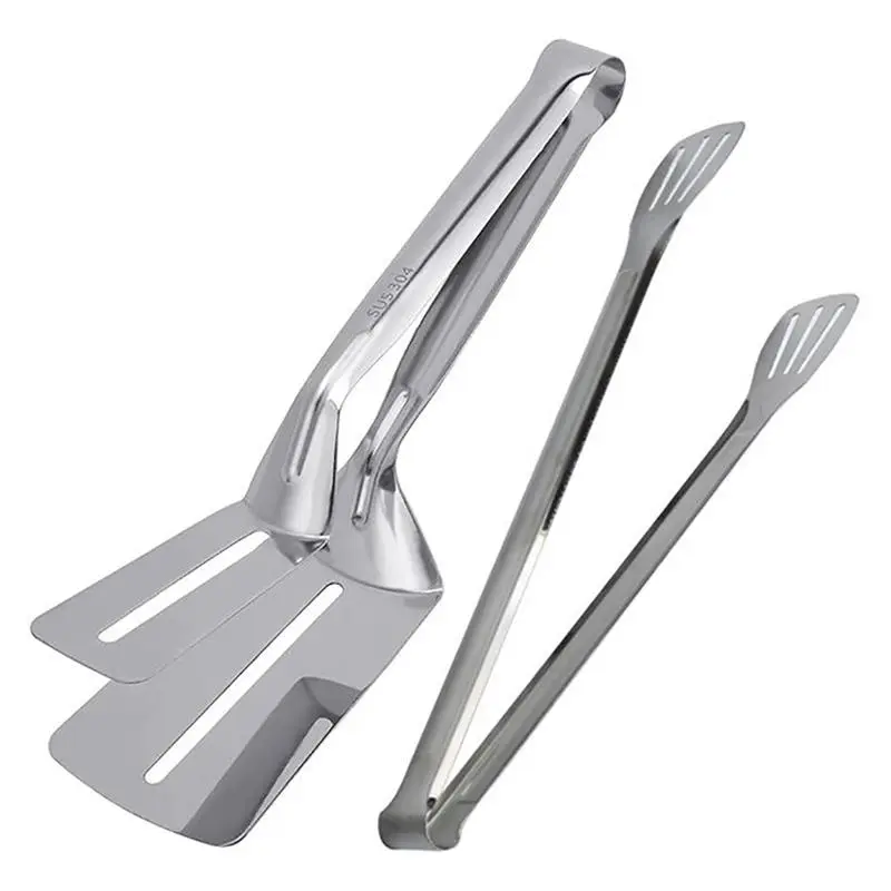 Stainless Steel Steak Tong Set