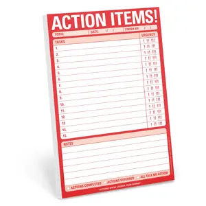 Action Items! Pad Action Items! Pad