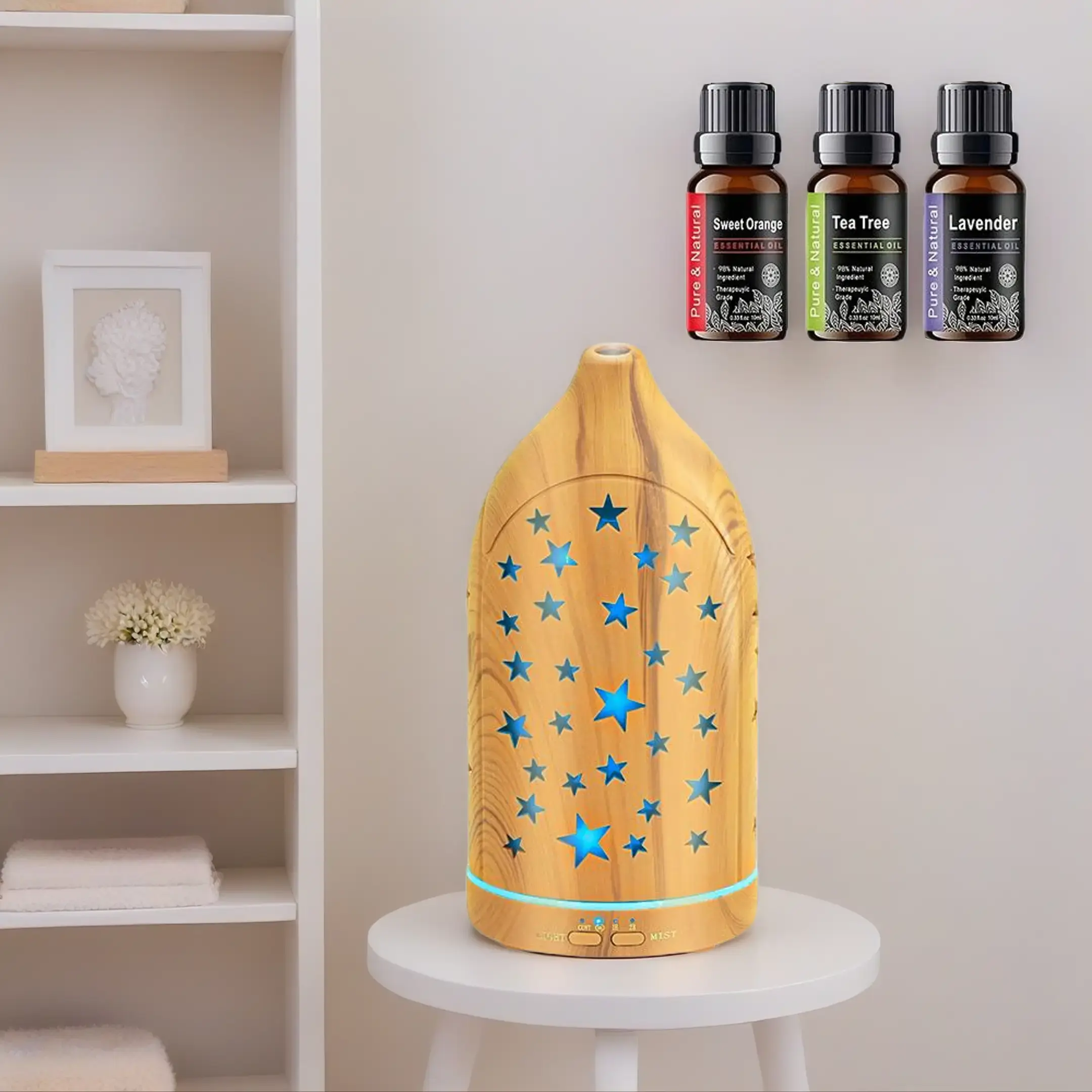 7-Color Changing LED Aroma Enhancer Humidifier - Room Fragrance Scent Diffuser, Silent Ultra-Quiet BPA-Free Sleep-Friendly Household Appliance for Home, Office,back to school,back to school haul