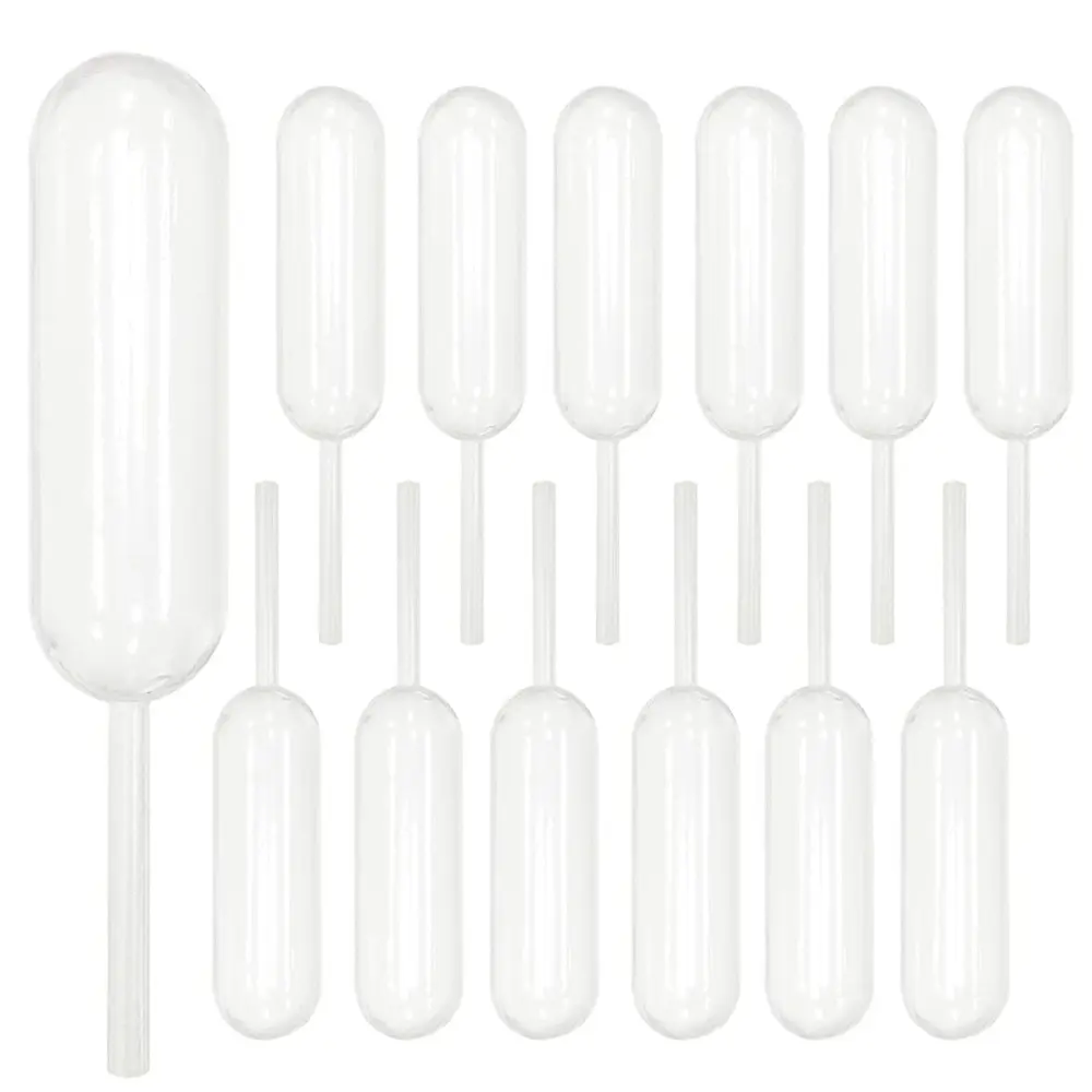 Cupcakes Pipettes, 50 PCS 4 ml Clear Plastic Liquid Transfer Dropper Pipettes, Suitable For Chocolate or Strawberries Cupcakes, Ice Cream, Mini Cakes, Waffles, Children's Painting, Kitchen Supplies
