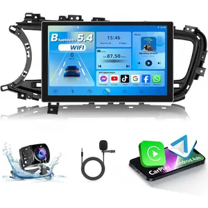 13 Inch Android Car Stereo for 【Kia Optima K5 2013 2014 2015】 with Wireless Carplay and Android Auto - 2K Touchscreen Car Radio - GPS/WiFi/SWC + AHD Backup Camera