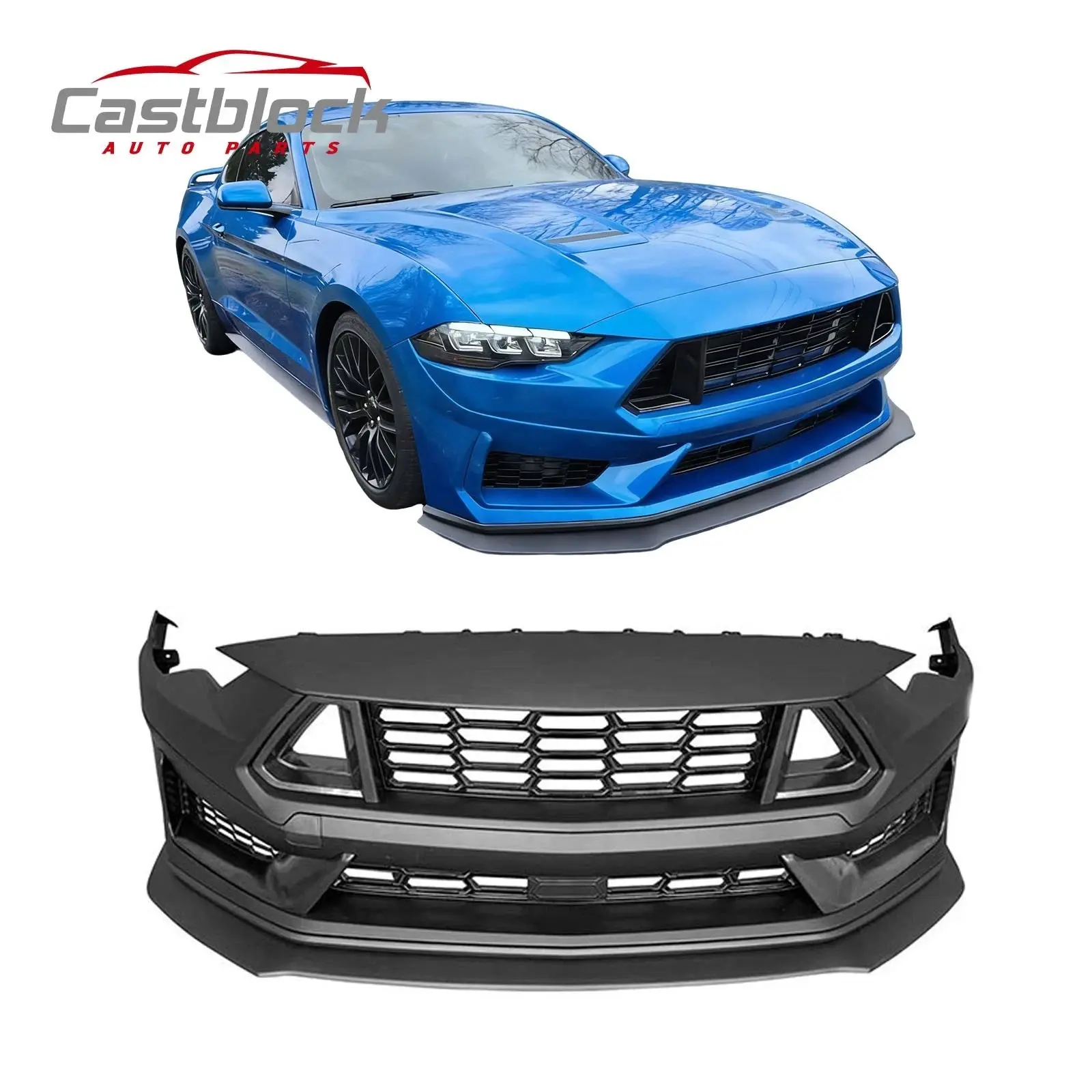 Ford Mustang to 24+ Dark Horse Front Bumper Conversion Kit（2018-2023）