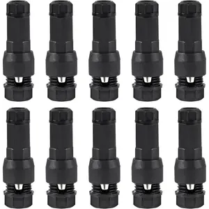 10Pcs Low Voltage Landscape Wire Connector Lighting Connector Waterproof 12/14/16/18 AWG Light Wire Cable Connectors for Outdoor  Path Garden Spotlights Lawn Lamp
