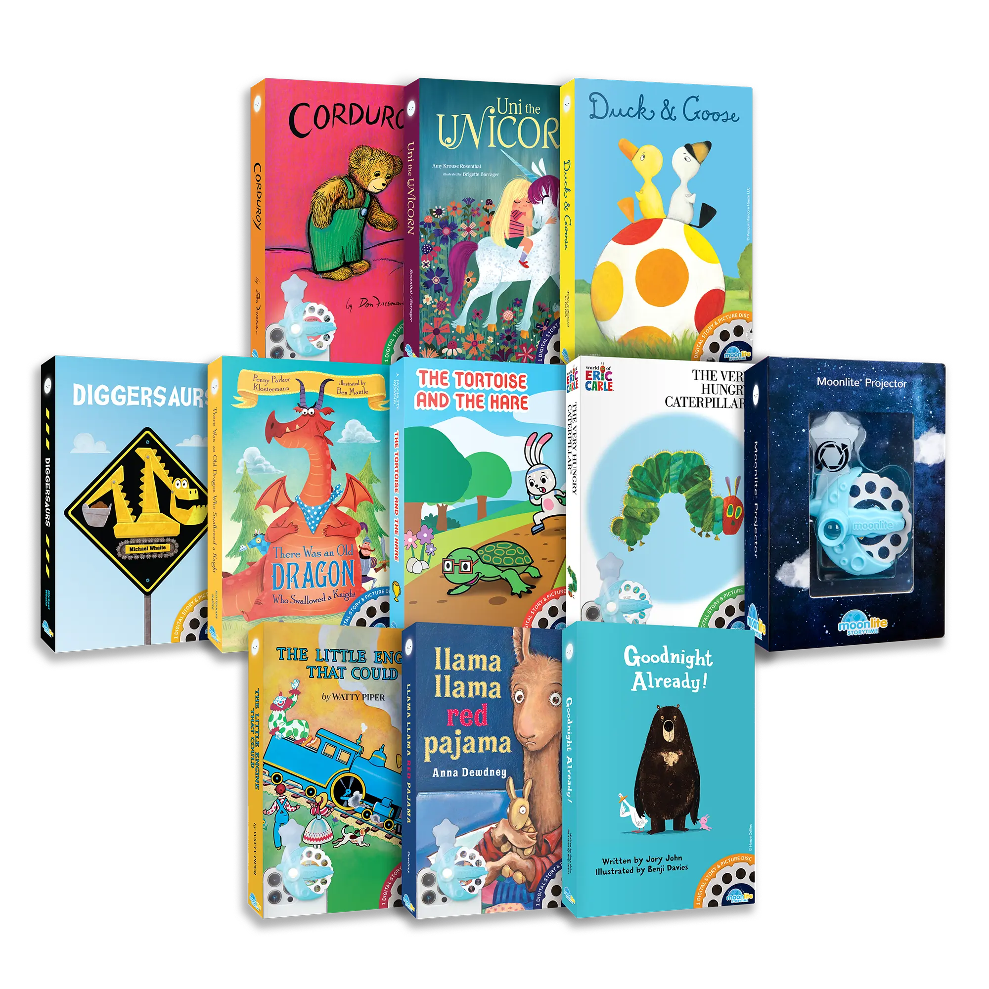 Storytime Mega Bundle with Moonlite Projector 10 Captivating Stories for Bedtime Travel Family Bonding and Cherished Memories