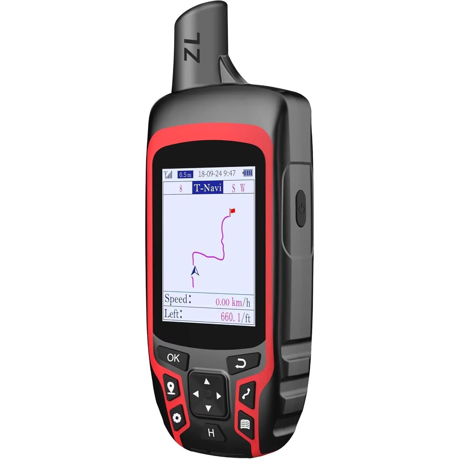 A6 Handheld GPS for Hiking, Multi-GNSS Support, Lightweight Rugged GPS Navigator,Waterproof GPS Handheld for Camping and Backpacking