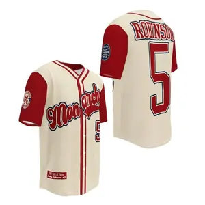 Full Print Jackie #Robinson Recycled Baseball Jersey Jersey, Print Baseball Jersey, Sport Jersey for Men and Women, Baseball Jersey Style