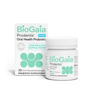 BioGaia Prodentis Mint - Dental Probiotic Dietary Supplement for Optimum Oral Health with L. reuteri Prodentis Blend for Healthy Gums & Teeth