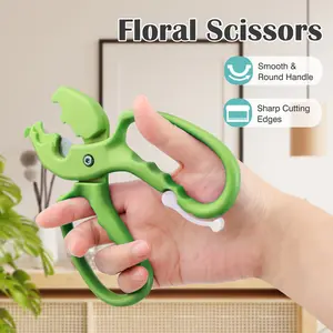 1 Count Stainless Steel Floral Scissors, ideal for home flower arrangers