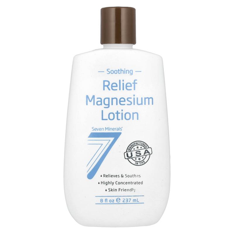 Seven Minerals Soothing Relief Magnesium Lotion, 8 fl oz (237 ml)
