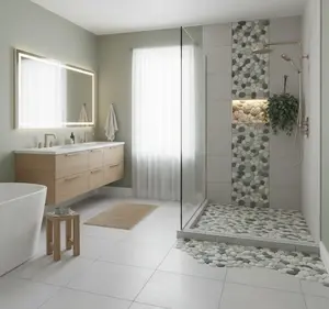 Jubilee 12" x 12" Interlock Pebble Tile