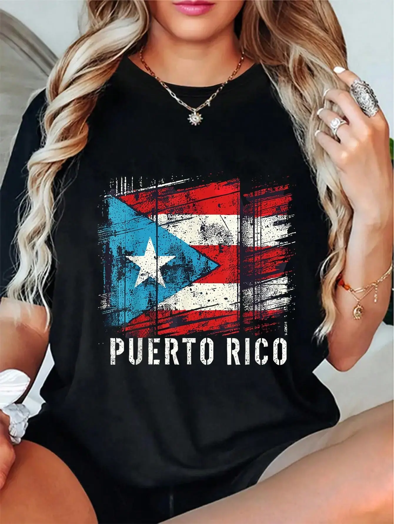 100% Cotton Puerto Rico Flag Heritage Month Hispanic Boricua Rica T-Shirt