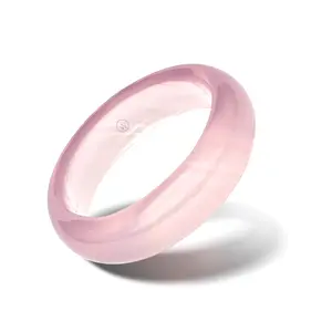 Palisades - Pink Agate Stone Ring - Angeleno Collection