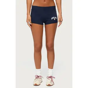 Edikted Women's England Girl Micro Shorts