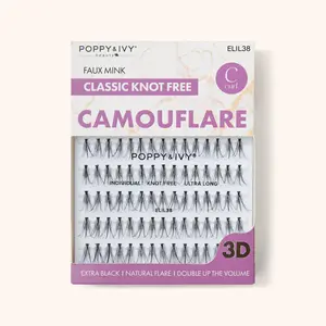 Camouflare Classic Knot Free Individual Lash Clusters - DIY, At-Home Eyelash Extensions