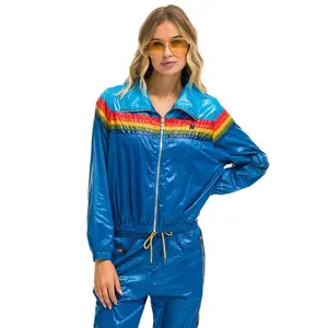 5 STRIPE WINDBREAKER - DRESDEN // SNORKEL BLUE GLOSSY