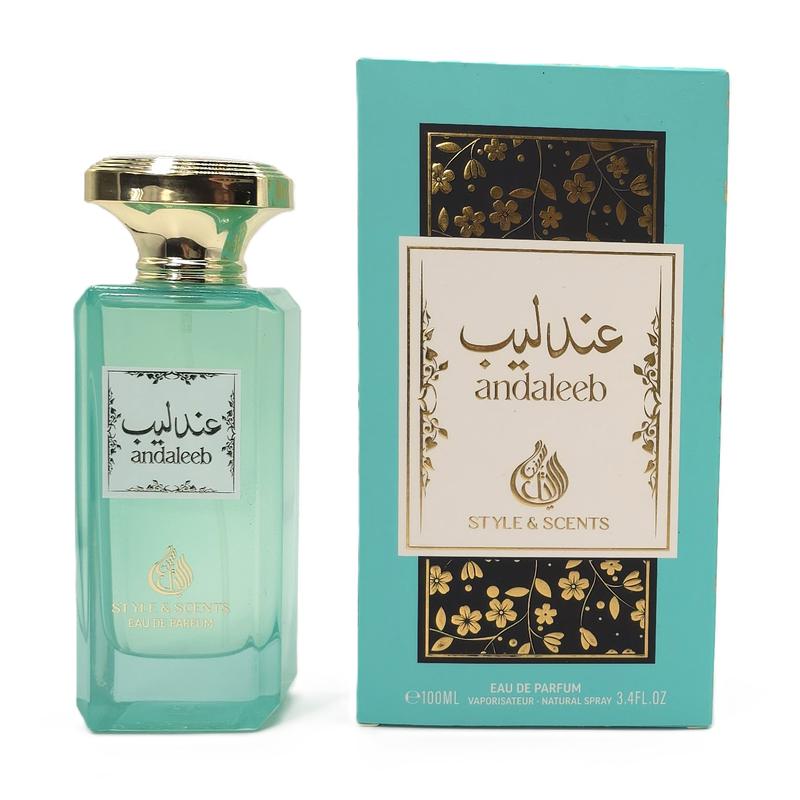 ANDALEEB Eau De Parfum Unisex Amber Woody Perfume with Saffron, Bergamot, Plum, Praline, Patchouli & Oud 100ml Spray, 20% Oil, 8 Hour Wear Bold, Balanced, Year-Round Scent for Men & Women Ideal for Day, Night & All Occasions Made in UAE (MDO015)