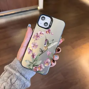 Bird Collecting Honey Phone Case, Protective, Protector, Suitable for Galaxy A73 5G, A72, A71 4G, A56, A52S 5G, A51 4G, A50S, A50, A36, A32 5G, A32 4G, A31, A30S, A30, A26 5G, A22 5G, A21S, A20S, A20, A17, A14 5G, A11, A10S, A10, A07, A06 5G, A06, A05S 4G