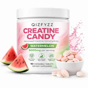 Creatine Chews 5000mg – Watermelon Flavor | Micronized Creatine Monohydrate, 90 Chewable Tablets | Sugar-Free, 3rd-Party Tested | Energy, Strength & Workout Performance | No Mixing Required