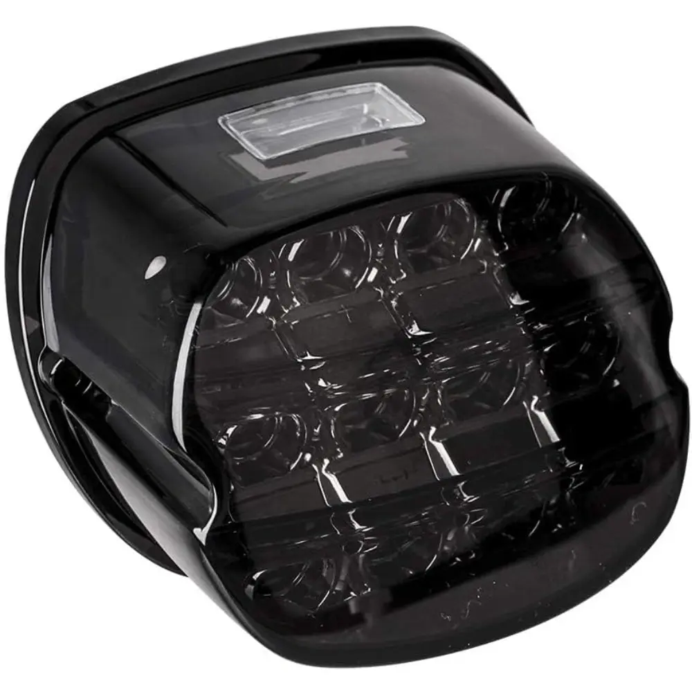 Smoked LED Rear Tail Light for Motorcycle-Taillights, Brake & Driving Lights, Compatible with Harley Dyna, Road King, Electra Glide, Street Bob & Touring, Abs, Adaptor, 1 Piece Harley Led Tail Light