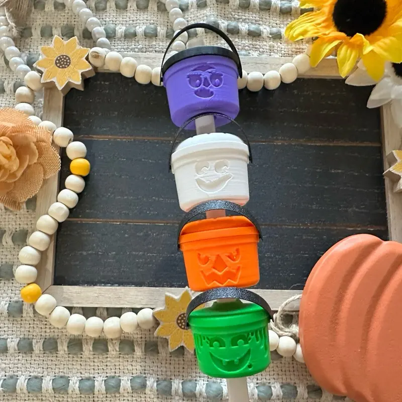 3D Straw Toppers