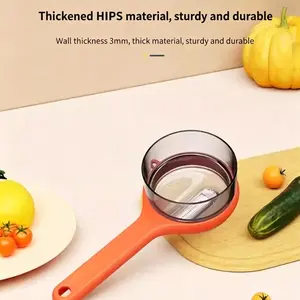 2-in-1 apple corer and peeler with sharp serrated blades, suitable for easy corer and peeler of apples, pears, and food preparation kitchen tools