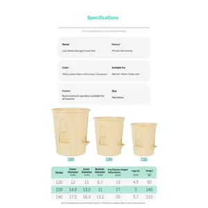 Self-Watering Flower Pot, Clear Plastic Orchid Pot with Breathable Root Control – Lazy Gardener’s Home Use Planter