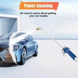 Air Engine Cleaning Spray tools with 4Ft Hose- High Pressure Pneumatic Cleaning Sprayer Auto Water Cleaner Nozzle Hose Wash Spray Tool- Air Blow  Car Engine Dust Cleaner Tools (Bend Head)