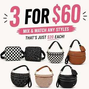 3 Bag Bundle - Mix & Match Any 3 Styles for $60 - Everyday Bags in Various Prints Colors and Sizes - Save Big on Your Favorite Bags