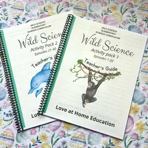 Wild Science 1 & 2 Bundle! Lessons 1-20 and 21-40 now with book and show lists for K-6th grade