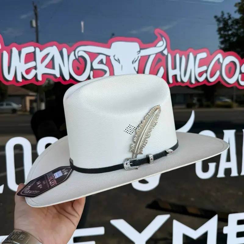 Sombrero estilo Sinaloa marca morcón Edición “El Plateado”