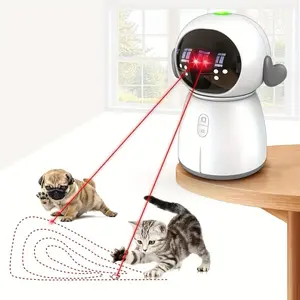 Indoor Cat Laser Toy - Rechargeable Interactive Cat Toy with Dual Laser Modes and Motion-Activated Fun for Bored Indoor Adult Cats