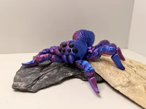 3D Printed Fidget Tarantula Spider - 3D Printed Moving Articulated Spider