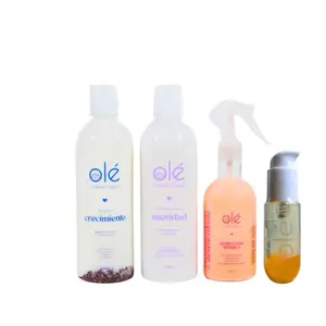 Capilar Hair Care Set - Growth Shampoo Softness Conditioner Thermal Protector & Uchuva Hair Oil Complete Hair Care Routine