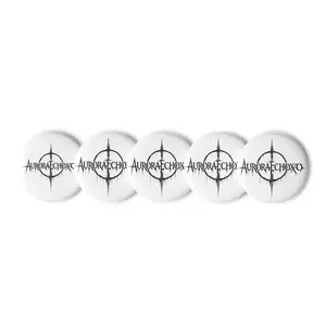 AuroraEchoXO Crosshair Pin Button Set — 5-Pack