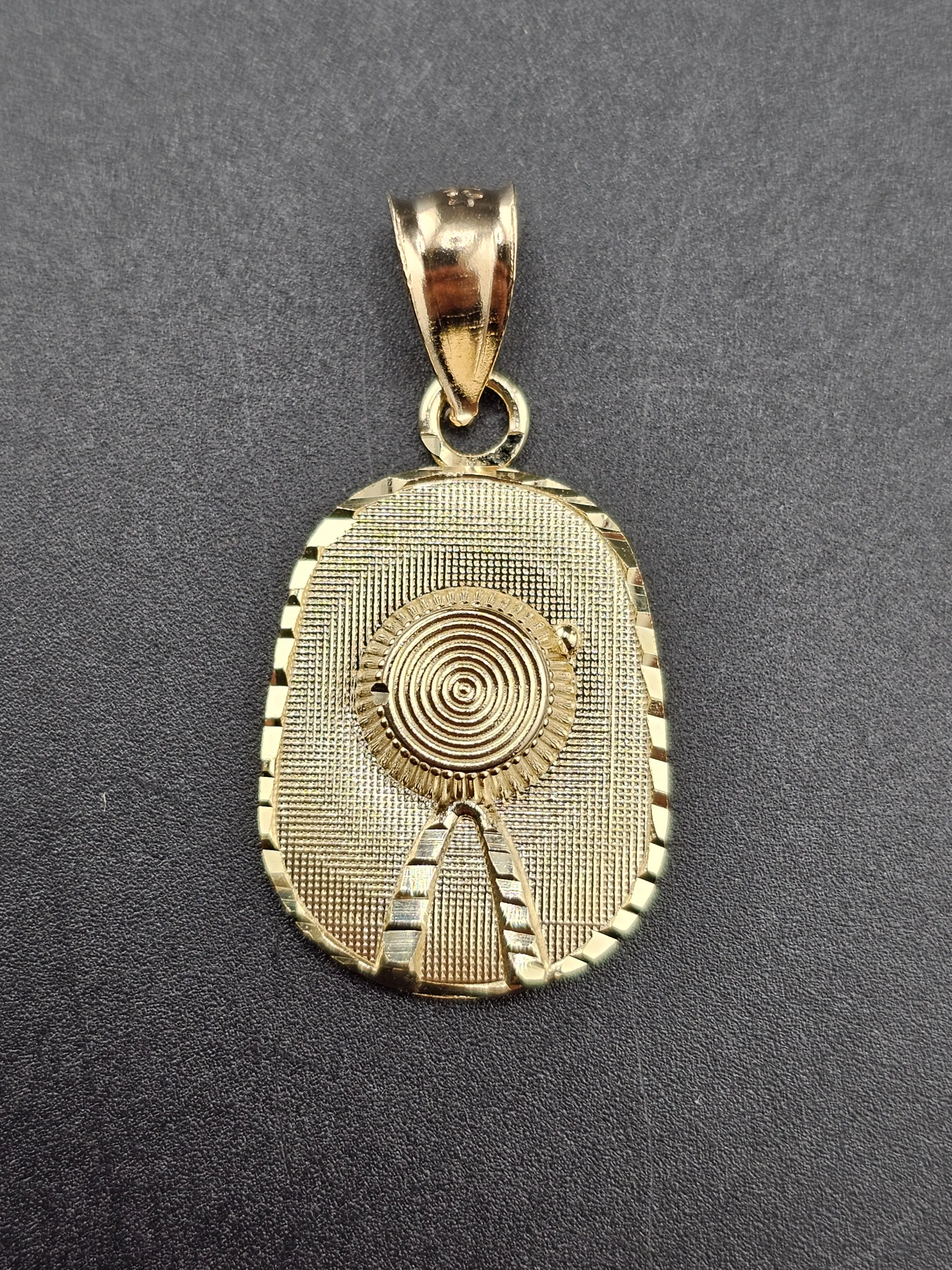 14K Gold Pendant - Sombrero