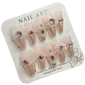 G57 Premium stick drill high-end handmade removable press on nails Multicolor