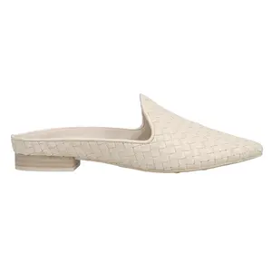 MIA Womens Johona Mules Flats Casual - Off White