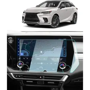 BIXUAN Tempered Glass Screen Protector for 2023 2024 2025 Lexus RX 350 350h 500h Accessories Navigation 14 Inch Touch Screen Protection Against Scratches and Fingerprints