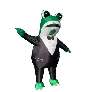 Wedding Party Funny Suit Frog Inflatable Costume for Adults, Humorous Wedding Attire for Men and Women, Fun and Unique Party