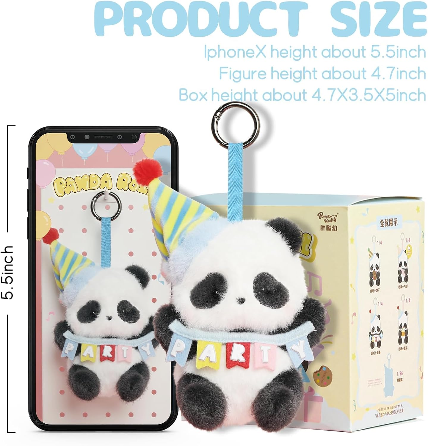 The Panda Rolling Circle Series plush animal toys are designed to be soft and adorable. Each set contains one item. With unique poses, they are the ideal gift for panda lovers.
