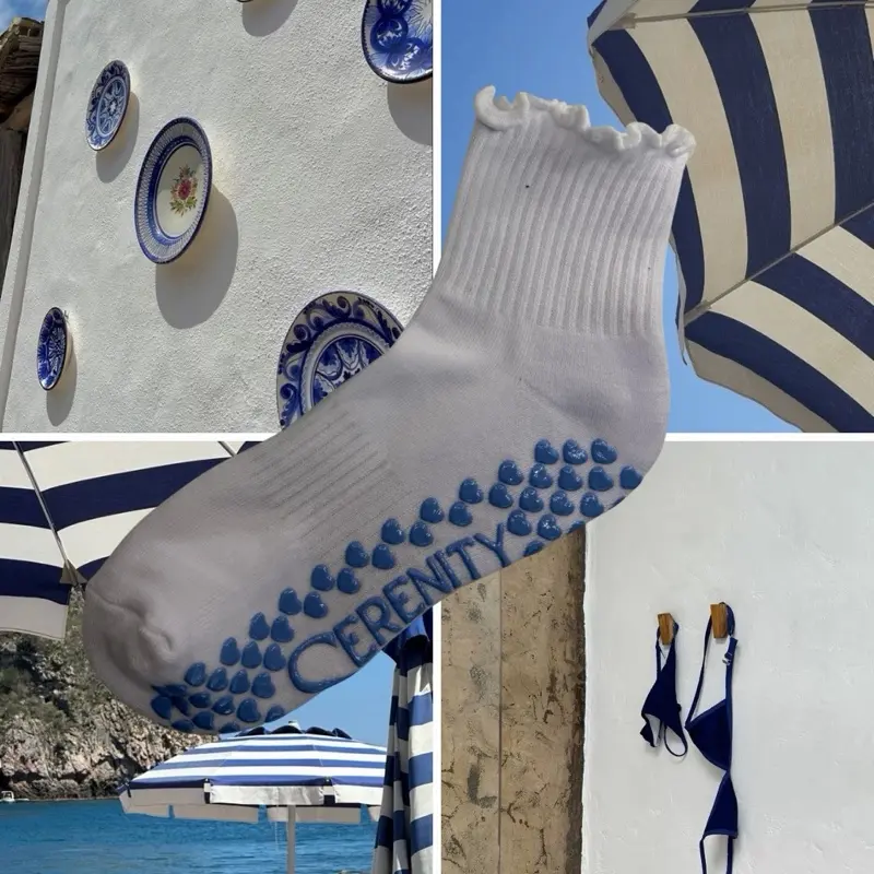 Santorini Grip Socks