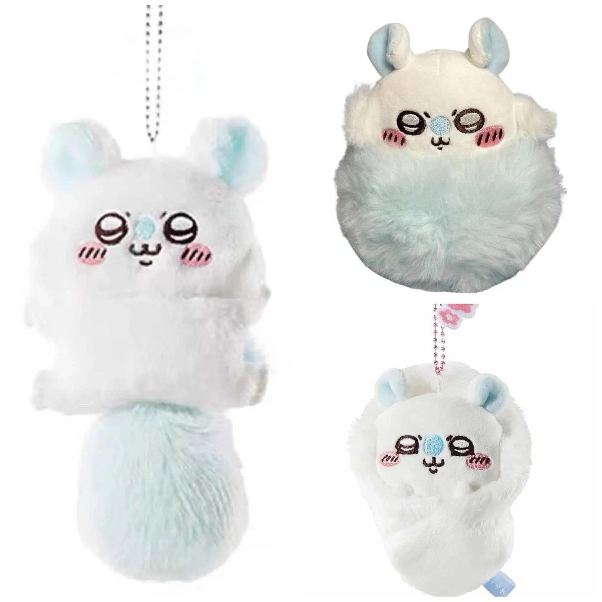 jiyi Momonga Flying Squirrel Plush Keychain Heart Costume Kawaii Stuffed Animal Bag Charm Cute Cartoon Gift Boys Girls Soft