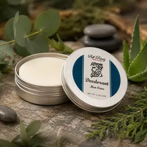 Soft Petalz Organic Deodorant Bars – Natural Aluminum-Free Deodorant with Mango Butter, Coconut Oil & Essential Oils