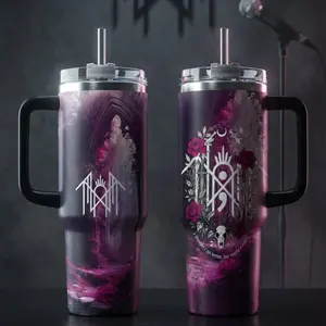 Sleep Token Band Music Tour 20oz 40oz Tumbler, Lover Sleep Token Tumbler Gift, Hot Cold Drink Cup, Gift For Fans Water Bottles Bottled