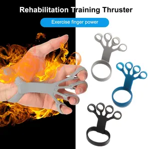 Silicone Grip Device Finger Exercise Stretcher for Arthritis Hand Grip Trainer Strengthen Rehabilitation Training to Relieve Pain