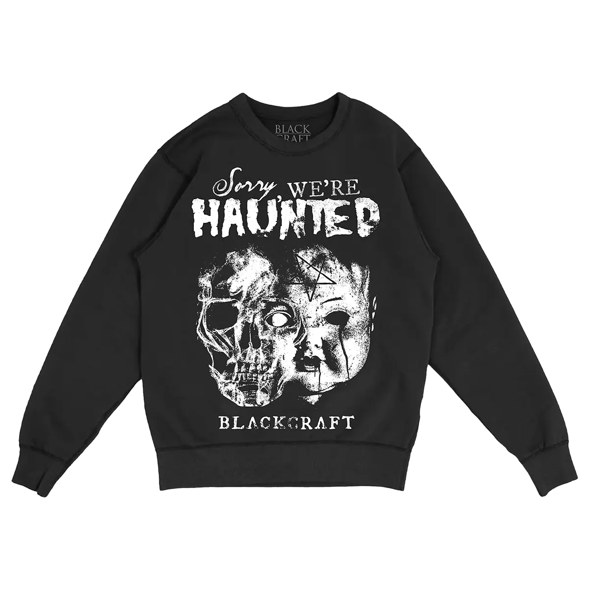 We're Haunted Crewneck Sweatshirt
