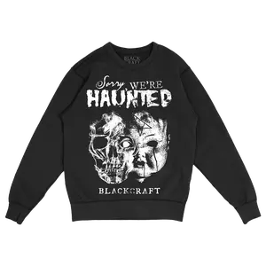We're Haunted Crewneck Sweatshirt
